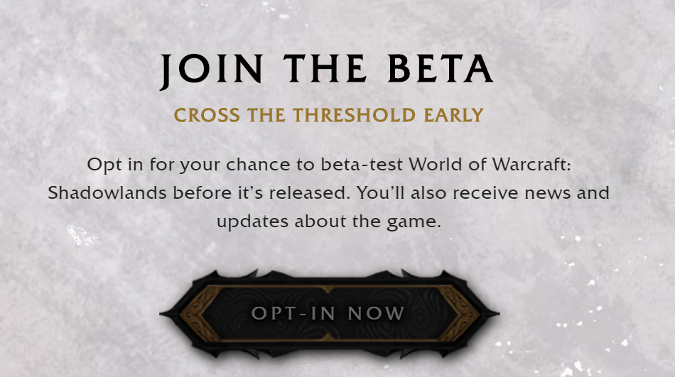 Click to go to their beta opt-in
