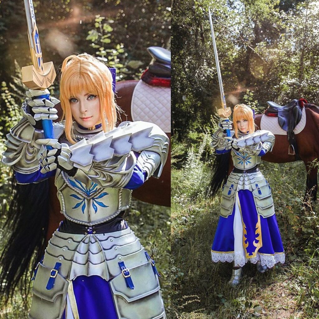 Saber Cosplay Fate GO