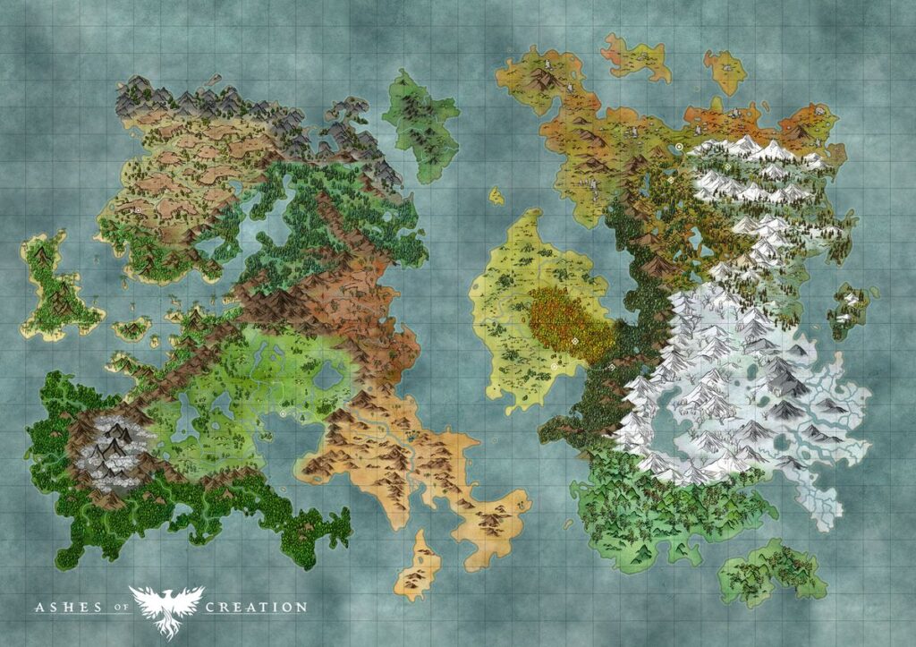 Ashes World Map